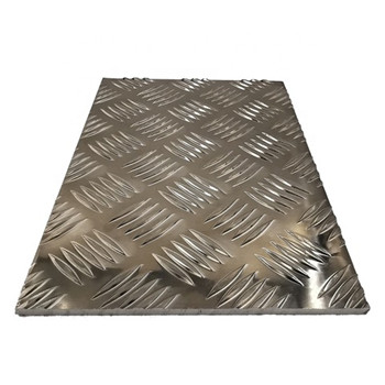Decoratieve aluminiumplaat in reliëf gemaakte aluminiumplaat met geruite plaat 
