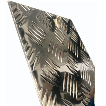 In reliëf gemaakte aluminium patroon diamant loopvlakplaat 1050 1060 1100 5083 